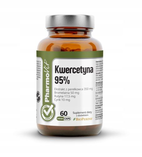 Quercetin 95% Extrakt aus japanischem Schnurbaum 350 mg - 60 Vcaps® Kapseln PharmoVit