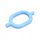 ARK Therapeutic Grabber Beißring aus weichem Silikon, blau