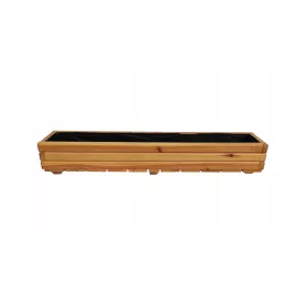  ZPD-Blumentopf 120 cm x 25 x 20 cm, Holz, Grüntöne