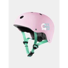    Cariboo Schutzhelm für Kinder, Größe S, Pink, Rollschuhe, Roller