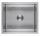 Forb INOX Einbeckenspüle, Edelstahl