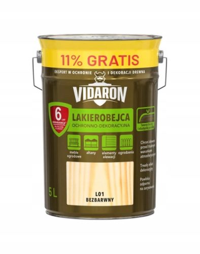 Vidaron Lackbeize 5 l, farblos