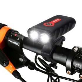  Set Fahrradbeleuchtung vorne + hinten, wasserdicht