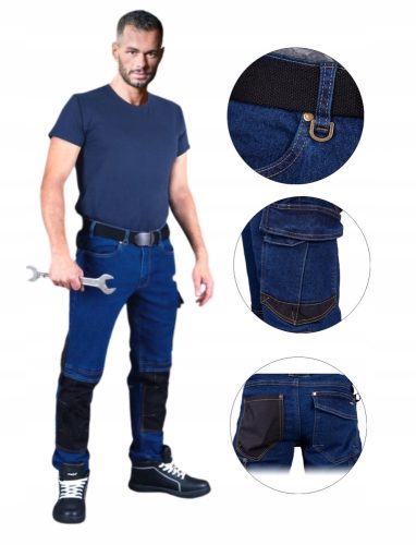 ART.MAS JEANS STRETCH lange Arbeitshose, Größe S