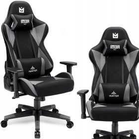  Imba Hunter Gaming-Stuhl, grauer Stoff