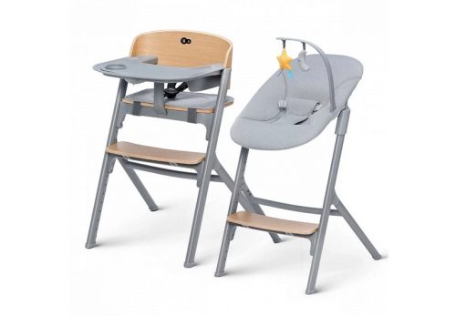  Kinderkraft Livy Holz Calmee Futterstuhl mit Wippe