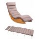Kissen für Stühle, Sessel für Garten und Terrasse Detex-Kissen 177 x 58 x 7