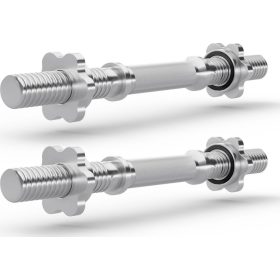    Kurzhanteln, gerade Stange, Kurzhanteln, 40 cm, 28 mm, 2 Stk. - Zipro