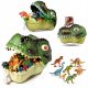  DINOSAURIER GROSSES SET DINOSAURIER T-REX FIGUREN Dino Park KOFFER