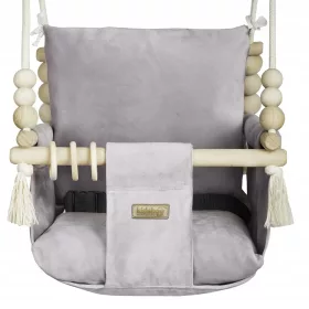    KIDABOO Plüsch-Babyschaukel für Gartenzimmer PAS CE HEATHER