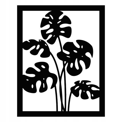 Bilder an der Wand Durchbrochene Malerei, Wanddekoration, Monstera-Blumen, Dekoration für Zuhause, Küche, Wohnzimmer