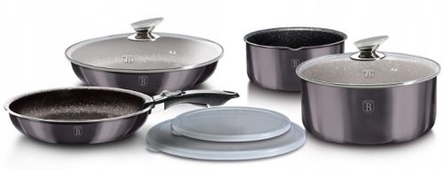  Berlinger Haus Carbon Pro Topfset, Edelstahl, 9-tlg.