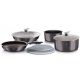  Berlinger Haus Carbon Pro Topfset, Edelstahl, 9-tlg.