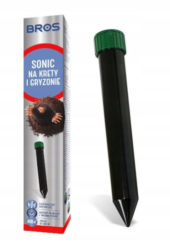  BROS MOLE REPELLER WÄHME FÜR MAULWÜRFE SONIC + 3 R20-Batterien