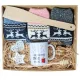  Omas Tag für Oma Fertige Geschenksocken 3 Paar Wollbecher *35-38*