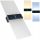  Gartenwandleuchte Decorya weiß, schwarz, integrierte 1-W-LED-Quelle