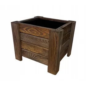  ZPD Blumentopf 40 cm x 40 x 32 cm Palisanderholz