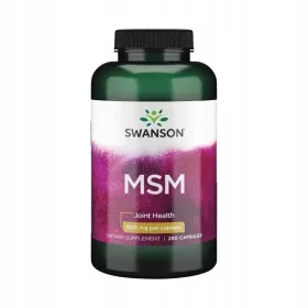   Swanson MSM 500mg - 250 Kapseln für Gelenkgesundheit und mehr