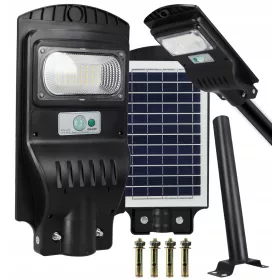  Smartled Straßenlaterne 50 W 1000 lm solarbetrieben