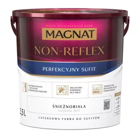  Magnat Latex-Wandfarbe 2,5 l, Schneeweiß matt