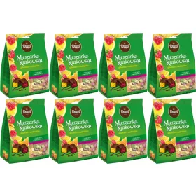 Wawel Krakauer Schokoladen-Fruchtbonbons, 245g, 8er Pack