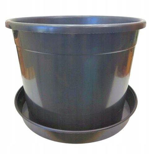  Blumentopf DonKwiat 42 cm x 42 x 30 cm Durchmesser 42 cm Kunststoff schwarz
