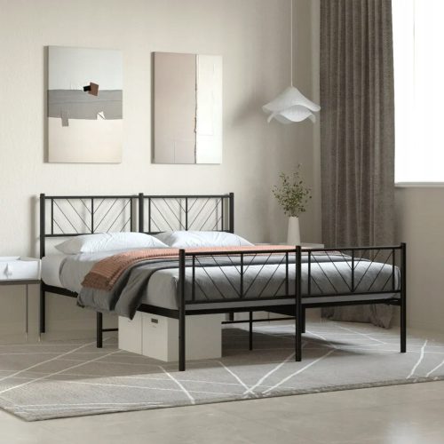  VidaXL 372198 Metallbett 140x200 schwarz