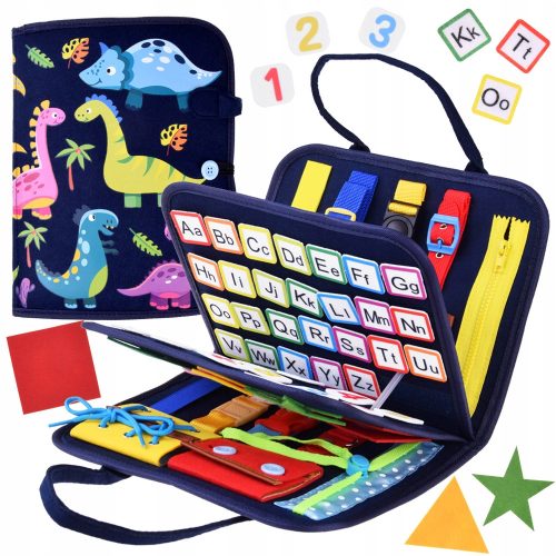  Buntes sensorisches Manipulationsbuch aus Stoff für Kinder ZA4831