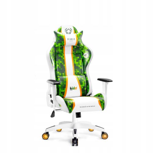  Diablo Chairs Craft Kindersessel, grün und weiß