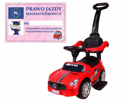  GROSSER FAHRER, WANDERER, PUSHER 3-in-1-AUTO AUTO MIT PUSHER + FÜHRERSCHEIN