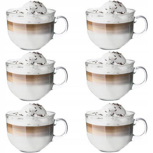 Gläser und Tassen Florentyna Kaffee- und Teegläser 460 ml 6-tlg.