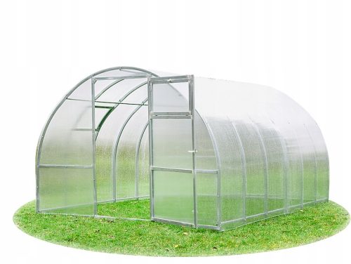 Gewächshaus Folientunnel 12 m² 4 x 3 cm transparent