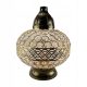  ANRUFKERZE MAX BUNTGLAS DURCHGEBRACHT PREMIUM GOLD 36 CM