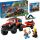  60412 4X4 FEUERWEHRWAGEN MIT RETTUNGSBOOT + LEGO City 30585 City