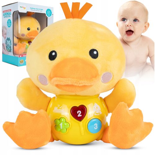  INTERAKTIVE ENTENLICHTER SINGEN MASKOTTCHEN-PLÜSCH-ENTEN-KLANGLICHT