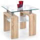  Halmar Diana H quadratische Bank 60 x 60 x 55 cm Sonoma-Eiche