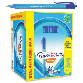  Blauer Paper Mate Druckkugelschreiber