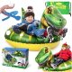  RODEL FÜR KINDER, AUFBLASBARE RUTSCHE, DINOSAURIER, SCHNEERUTSCHE, LANGLEBIG, KOSTENLOS