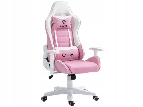  COBRA Rebel CR203 Gaming-Stuhl Rosa und Weiß