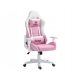  COBRA Rebel CR203 Gaming-Stuhl Rosa und Weiß