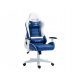  COBRA Rebel CR204 Gaming-Stuhl Blau und Weiß