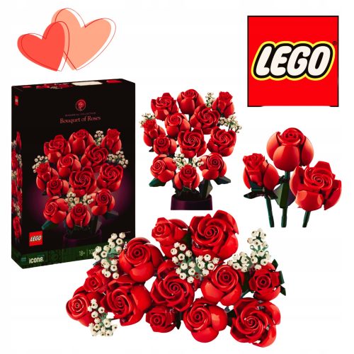  LEGO ICONS 10328 Rosenstrauß + Lego Erwachsene und Kinder 2024 in elektronischer Form