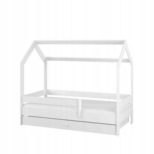  Kinderbett HOME BABY BOO 180x80 + Schublade + Matratze SMOOTH WHITE