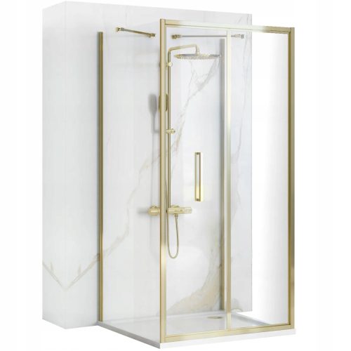 Rea Rapid Fold Duschkabine, Falttüren 90 x 100 cm