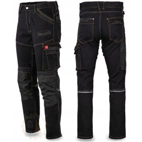 ART.MAS Jeans-black-02 lange Arbeitshose, XXL