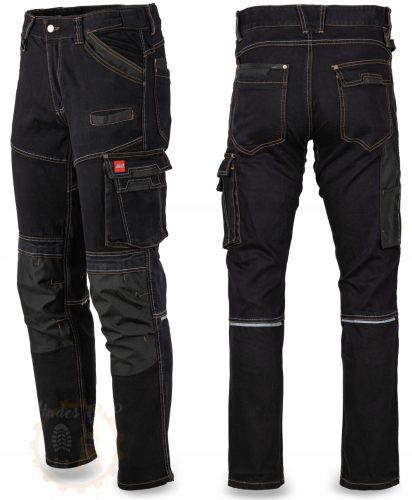 ART.MAS Jeans-black-02 lange Arbeitshose, XXL