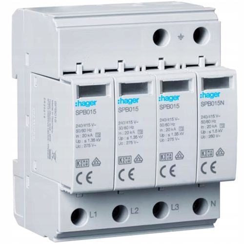 Hager Überspannungsableiter 275 V IP20 20000 A