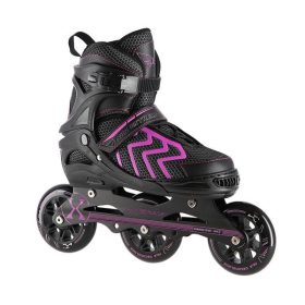  LILA schnelle Rollschuhe, BIG WHEELS 35-38-Einstellung