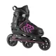  LILA schnelle Rollschuhe, BIG WHEELS 35-38-Einstellung