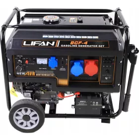 Tragbarer dreiphasiger Lifan 8500 W Benzingenerator